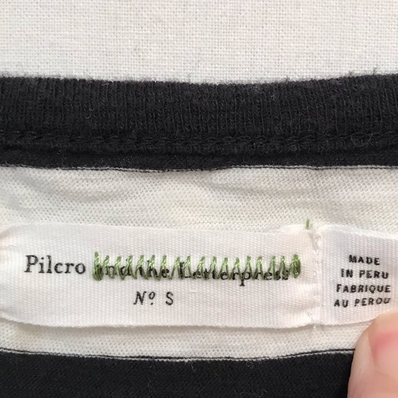 Pilcro and the Letterpress‎ Women Long Sleeve Size Small Cotton Stripes - Picture 4 of 6